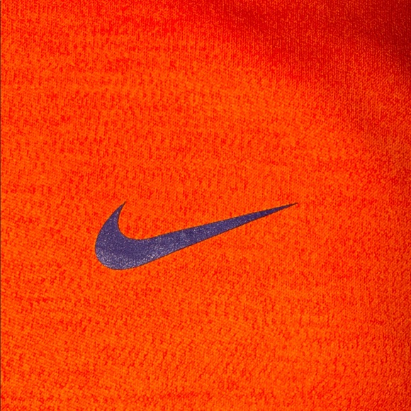 Nike Clemson Orange Quarter-Zip Pullover with Logo Size XXL - Picture 7 of 12